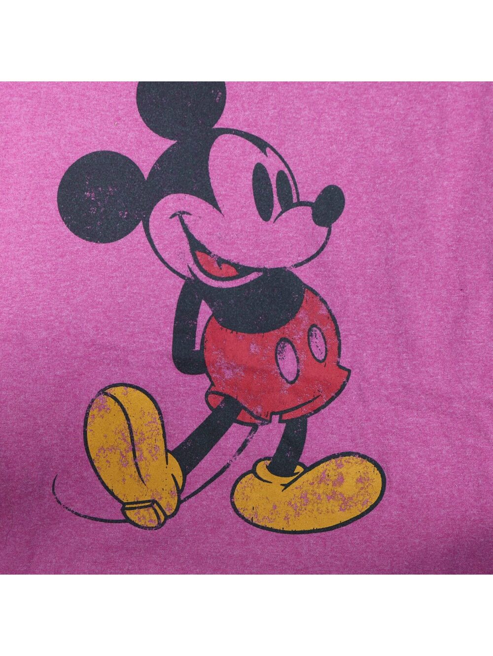 Mickey Mouse Pink Ringer T-Shirt - Picture 2 of 4